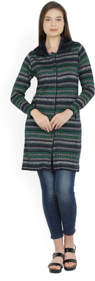 Buy MONTE CARLO Women Button Striped 