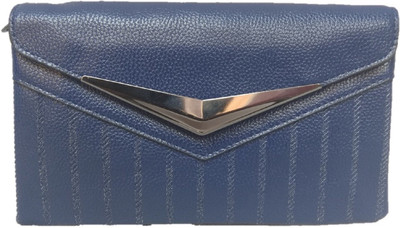 

Fashionairs Casual Blue Clutch