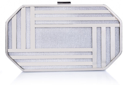 

Satya Paul Casual Silver Clutch