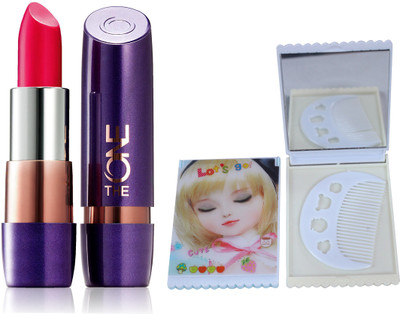 

Oriflame Sweden The ONE 5-in-1 Colour Stylist Lipstick 4g (Eclectic Pink - 33542) With Mirror Comb(Set of 3)