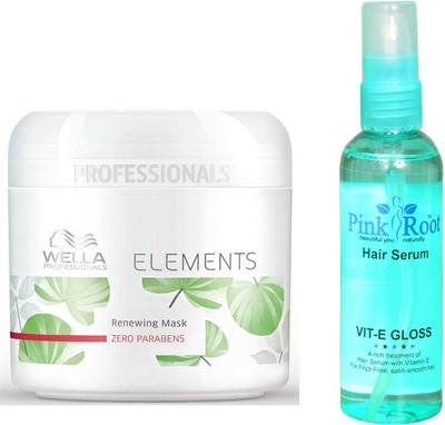 

WELLA ELEMENTS MASK WITH PINK ROOT HAIR SERUM(Set of 2)
