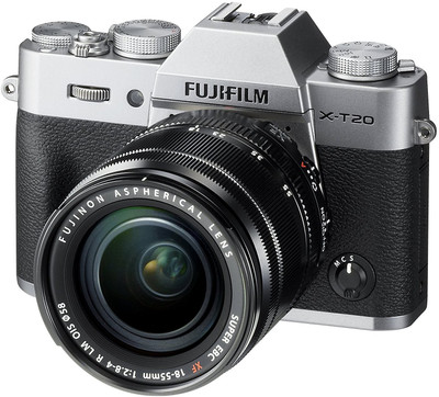 

Fujifilm X-T20 Silver With XF 18-55 mm F2.8-4.0 R LM OIS Lens Mirrorless Camera Kit(Silver)