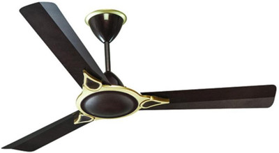 

RALLIFAN 1200MM Tulip 380 RPM Dark Choclate 3 Blade Ceiling Fan(Dark Choclate, Pack of 1), Brown