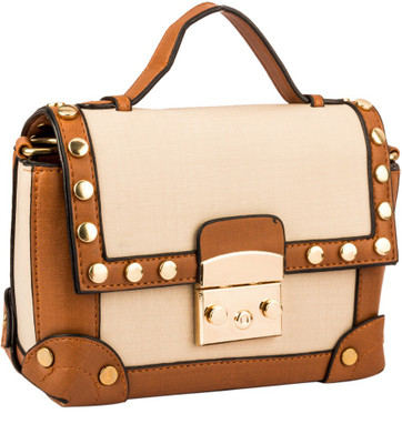 

Voyage Sling Bag(Brown, Beige), Beige;brown