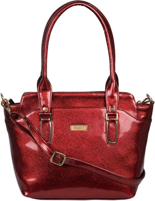 

FINEST Shoulder Bag(Red, Gold), Gold;red