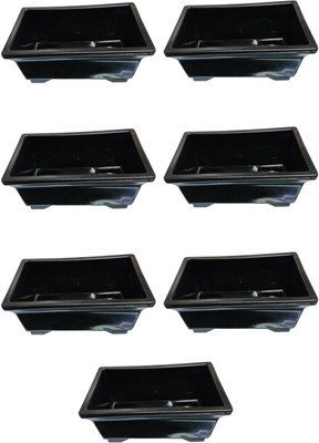 SHOPTICO Plant pots Plant Container Set(Pack of 7, Plastic)