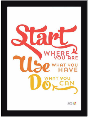 

Start-Use-Do Paper Print(11.69 inch X 8.27 inch, Framed)