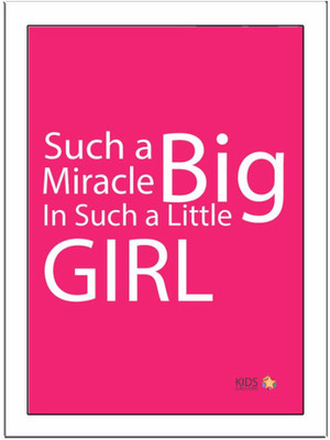 Big Girl Paper Print(11.69 inch X 8.27 inch, Framed)