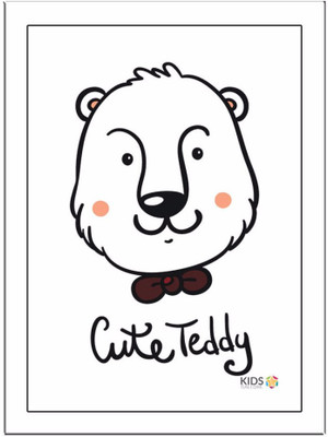 

Cute-Teddy Paper Print(11.69 inch X 8.27 inch, Framed)
