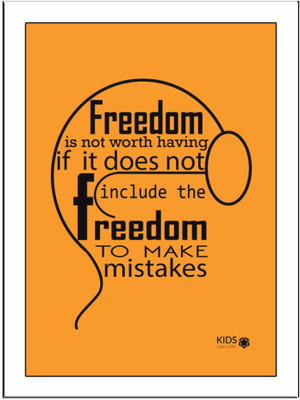 

Freedom Paper Print(11.69 inch X 8.27 inch, Framed)