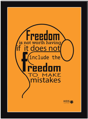 

Freedom Paper Print(11.69 inch X 8.27 inch, Framed)