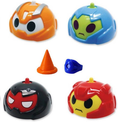 

M-Alive Naughty Gyro Car with Hand Spinner Battle top Pack of 4 Ultimate Fun(Multicolor)