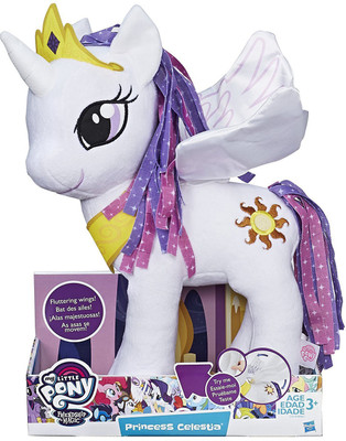 

My Little Pony Friendship is Magic Princess Celestia Feature Wings Plush - 30.5 cm(Multicolor)
