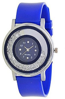 View Rage Enterprise Fancy Stylish BLue Diamond Men & Women Watch  - For Boys & Girls Wrist Watches Price Online(Rage Enterprise)
