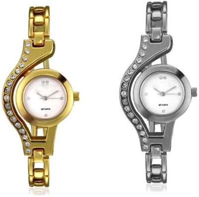 PMAX golden silver Diamond Watch  - For Women   Watches  (PMAX)