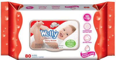 

Wetty Cherry Blossom Wipes(80 Pieces)
