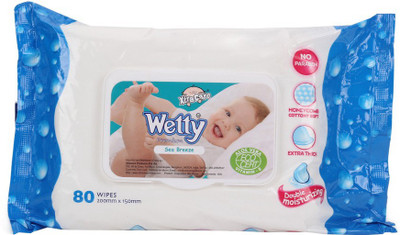 

Wetty Sea Breeze Wipes(80 Pieces)