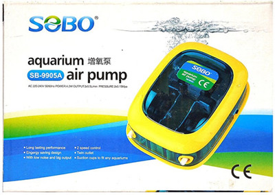 

Foodie Puppies Sobo Air Pump SB-9905A Air Aquarium Pump(304.8 cm)