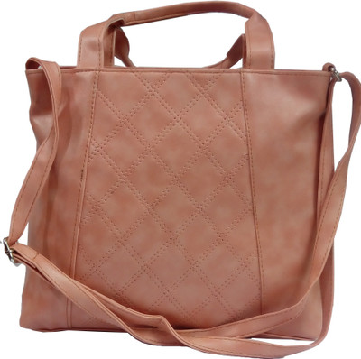 

PANACHEBAGS Royal Look Solid Designer Brand New Casual Wear Hand/SLING bag Waterproof Multipurpose Bag(Pink, 2 L)