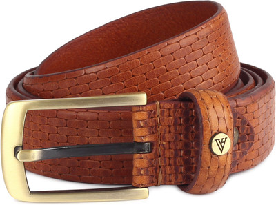 

Van Heusen Men Formal Tan Genuine Leather Belt