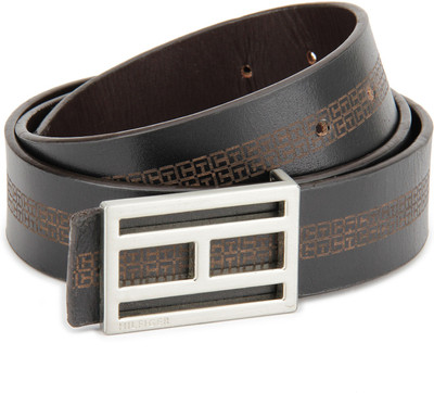

Tommy Hilfiger Men Casual Black, Brown Genuine Leather Reversible Belt