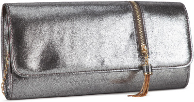

E2O Casual Silver Clutch