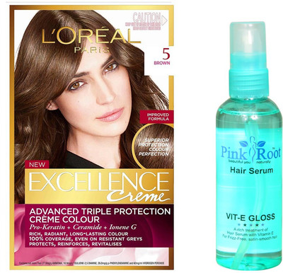 

L'Oreal BROWN WITH PINK ROOT HAIR SERUM(Set of 2)