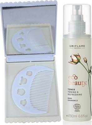 

Oriflame Sweden Ecobeauty Toner 200ml (32198) With Comb Mirror(Set of 3)