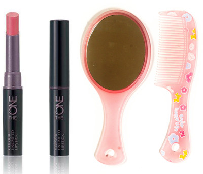 

Oriflame Sweden The ONE Colour Unlimited Lipstick 1.7g (Absolute Blush - 30571) With Comb Mirror(Set of 3)