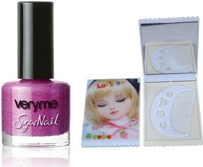 Oriflame Sweden Very Me Sugar (Strawberry Pie - 31884) With Mirror Comb(Set of 3)