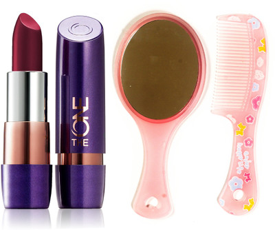 

Oriflame Sweden The ONE 5-in-1 Colour Stylist Lipstick 4g (Very Burgundy - 33544) With Comb Mirror(Set of 3)