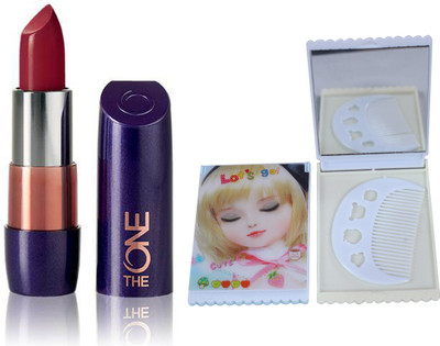 

Oriflame Sweden The ONE 5-in-1 Colour Stylist Lipstick 4g (SmokeRed - 30674) With Mirror Comb(Set of 3)