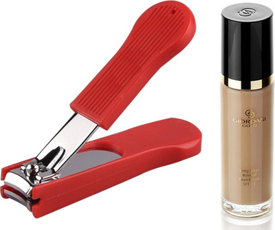 

Oriflame Sweden Giordani Gold Long Wear Mineral Foundation SPF 15 30ml (Natural Beige - 31806) Wth Nail Cutter(Set of 2)