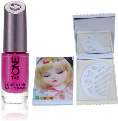 

Oriflame Sweden The ONE Long Wear Polish (Night Orchid - 30527) With Mirror Comb(Set of 3)