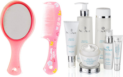 

Oriflame Sweden NovAge Bright Sublime set 6Pcs (28969) With Mirror Comb Set(Set of 8)