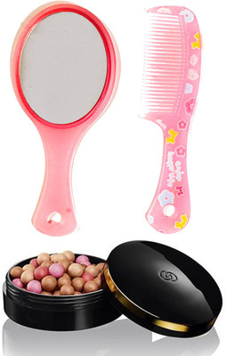 

Oriflame Sweden Giordani Gold Bronzing Pearls 25g (Natural Radiance - 32081) Wth Mirror Comb Set(Set of 3)