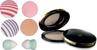 

Oriflame Sweden Giordani Gold Sheer Powder SPF 15 (Natural - 31809) Wth Puff Sponge(Set of 7)