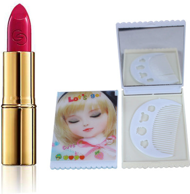 

Oriflame Sweden Giordani Gold Iconic Lipstick SPF 15 4g (Fuchsia Divine - 30453) With Mirror Comb(Set of 3)
