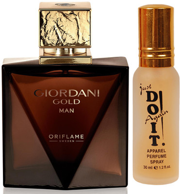 

Oriflame Sweden Giordani Gold Man Eau de Toilette 75ml (32155) With Just Do It Perfume 30ml(Set of 2)
