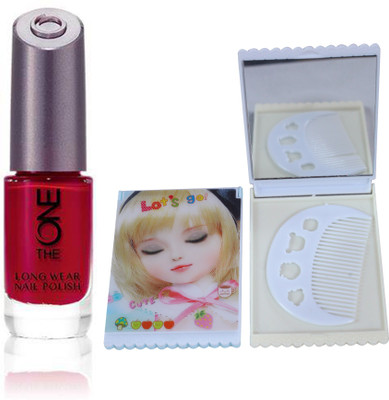 

Oriflame Sweden The ONE Long Wear Polish (London Red - 30530) With Mirror Comb(Set of 3)