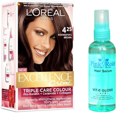 

L'Oreal AISHWARYA'S BROWN WITH PINK ROOT HAIR SERUM(Set of 2)