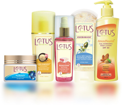 

Lotus Herbals Dry Skin Care Kit 5pcs(Set of 1)