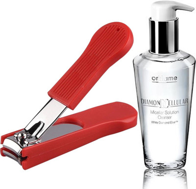 

Oriflame Sweden Diamond Cellular Micellar Solution Cleanser 200ml (21339) with Nail Cutter(Set of 2)