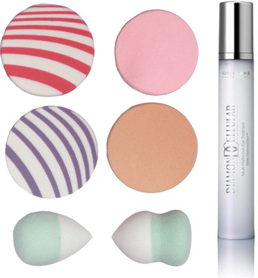 

Oriflame Sweden Diamond Cellular Multi-Perfection Eye Treatment 15ml (22419) with Puff Sponge(Set of 7)