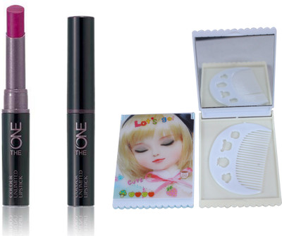 

Oriflame Sweden The ONE Colour Unlimited Lipstick 1.7g (Violet Extreme - 30576) With Mirror Comb(Set of 3)