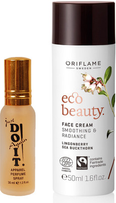 

Oriflame Sweden Ecobeauty Face Cream 50ml (32199) With Just Doit Perfume 30ml(Set of 2)