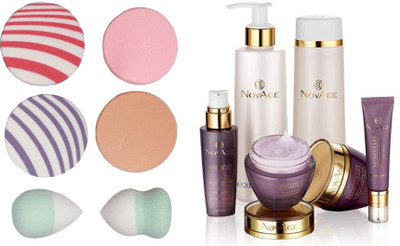 

Oriflame Sweden NovAge Ultimate Lift set 6Pcs (28968) With Puff Sponge(Set of 12)