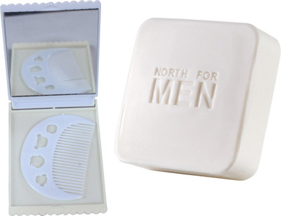 

Oriflame Sweden North For Men Fairness Soap Bar 100g (32230) With Comb Mirror Set(Set of 3)