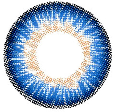 

TruOm Blue Monthly Contact Lens(0.00, blue, Pack of 2)