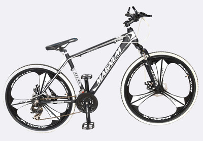 

Atlas A100 Magwheel Bicycle For Adults 26 T Mountain/Hardtail Cycle(21 Gear, Multicolor), Black;white